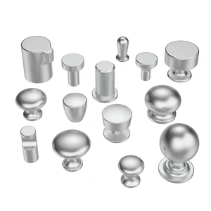 Accuracy CNC Turned Knobs Custom Fabricated Metal Handles Machined Button Tops Aluminum Stainless Steel Smooth Surface Hardware----procurement customization ----(https://www.cnctt.com)