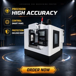 High Precision 640 VMC CNC Machine-Easy Operation CE Approved Cost-effective 3-Axis Milling for Mold Making & Aerospace Parts----procurement customization ----(https://www.cnctt.com)