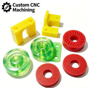 Precision CNC Machined PU Polyurethane Custom Parts U-Shaped Block Conveyor Roller Buffer Wheel Wear Pad Industrial Equipment----procurement customization ----(https://www.cnctt.com)