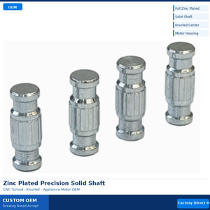Precision Guide Pin CNC Turned Zinc Coated Alloy Steel Flanged Knurled Custom Bulk OEM for Medical Device Robotics Automation----procurement customization ----(https://www.cnctt.com)