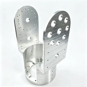 OEM Aluminum Robot Joint CNC Machining Parts ±0.01mm 5-Axis Milling Turning Articulated Bracket for Robotics Automation----procurement customization ----(https://www.cnctt.com)