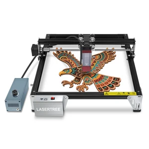 LASER TREE Desktop 10W Laser Wood Engraving Machine CNC Laser Engraver with Air Assist 300*300mm Area for Wood Rubber Stone----procurement customization ----(https://www.cnctt.com)