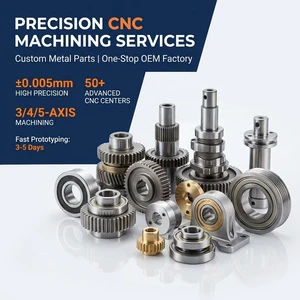 OEM Custom CNC Machining Services ±0.005mm High Precision 3 4 5 Axis Machining for Professional Metal Parts Fast Delivery----procurement customization ----(https://www.cnctt.com)