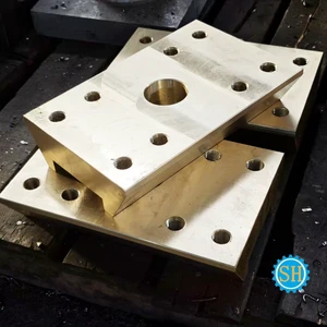 Custom Large Brass Positioning Block Parts CNC Machining Milling Turning Services Sanhui----procurement customization ----(https://www.cnctt.com)