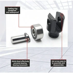 Manufacturer Custom 40Cr Steel Roller Hardened Wear Resistant Precision CNC Machining Roller MOQ 5pc for Industrial Components----procurement customization ----(https://www.cnctt.com)