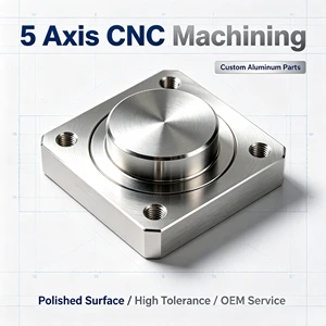 High Precision 5 Axis CNC Machining Aluminum Parts Custom Polished ±0.01mm Tolerance OEM Service----procurement customization ----(https://www.cnctt.com)