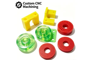 Precision CNC Machined PU Polyurethane Custom Parts U-Shaped Block Conveyor Roller Buffer Wheel Wear Pad Industrial Equipment----procurement customization ----(https://www.cnctt.com)