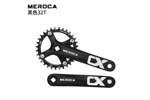 MEROCA Mountain Bike Square Hole Sprocket 104BCD 170mm MTB Crank 32/34/36/38/40/42T MTB Crankset Bicycle Parts----procurement customization ----(https://www.cnctt.com)