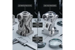 Hybrid Manufacturing Service CNC & 3D Printing Custom Metal Parts with for Machining Aluminum & Precious Metals----procurement customization ----(https://www.cnctt.com)