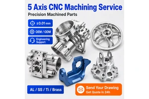5 Axis CNC Machining Service Precision Machined Parts Aluminum Titanium Stainless Steel Custom CNC Machining Capability----procurement customization ----(https://www.cnctt.com)