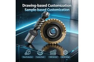 CNC Machining Service Stainless Steel Gear Flange Shaft Screw Precision Turning Milling Metal Spare