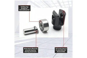 Manufacturer Custom 40Cr Steel Roller Hardened Wear Resistant Precision CNC Machining Roller MOQ 5pc for Industrial Components----procurement customization ----(https://www.cnctt.com)