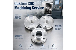 Custom Precision Aluminum Stainless Steel CNC Turning Machining Service Prototype Small Metal Part